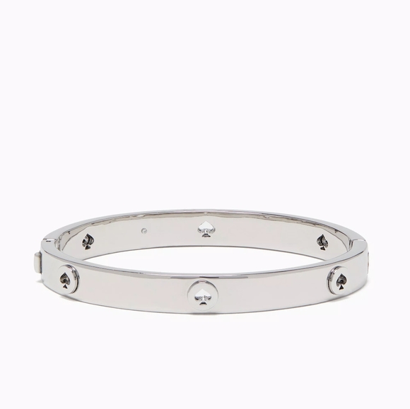 kate spade Jewelry - ♠️🆕LIST♥️KATE SPADE Silver Studded Hinged BANGLE